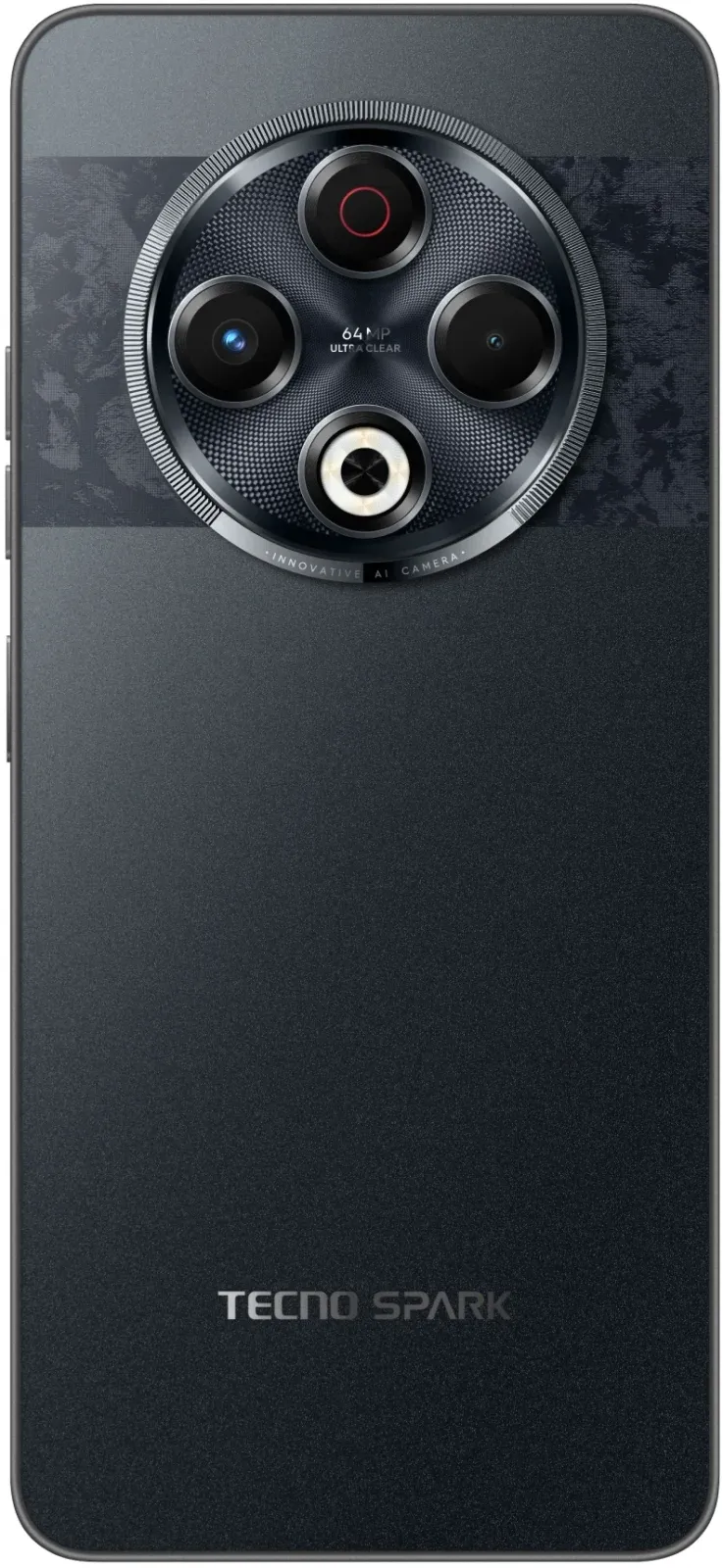 Смартфон Tecno Spark 30 256Gb 8Gb черный моноблок 3G 4G 2Sim 6.78 1080x2436 Android 14 64Mpix 802.11 a/b/g/n/ac NFC GPS GSM900/1800 GSM1900 Protect FM A-GPS microSD max1024Gb - фото 3