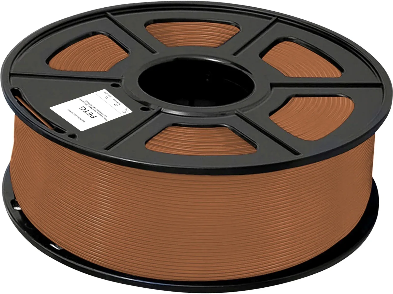 Пластик для принтера 3D Cactus CS-3D-PETG-1KG-COFFEE PETG d1.75мм 1кг L316м 1цв. - фото 2
