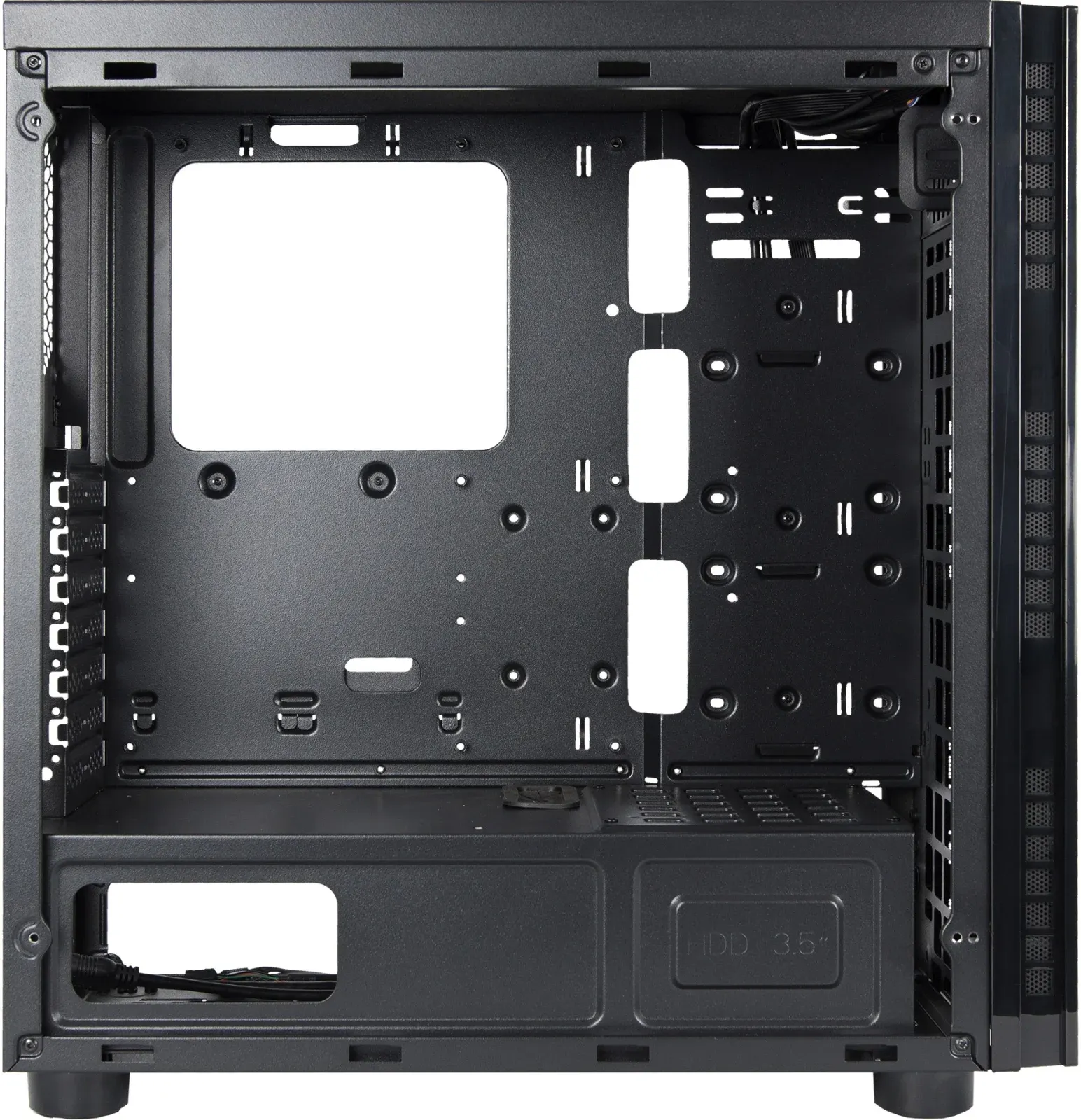 Корпус Chieftec Hawk черный без БП ATX 2x80mm 4x120mm 2x140mm 1xUSB2.0 2xUSB3.0 audio bott PSU - фото 2