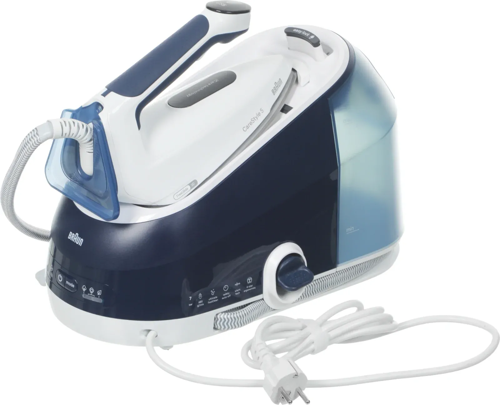 Парогенератор Braun CareStyle 5 IS5245BL 2400Вт синий/белый - фото 5