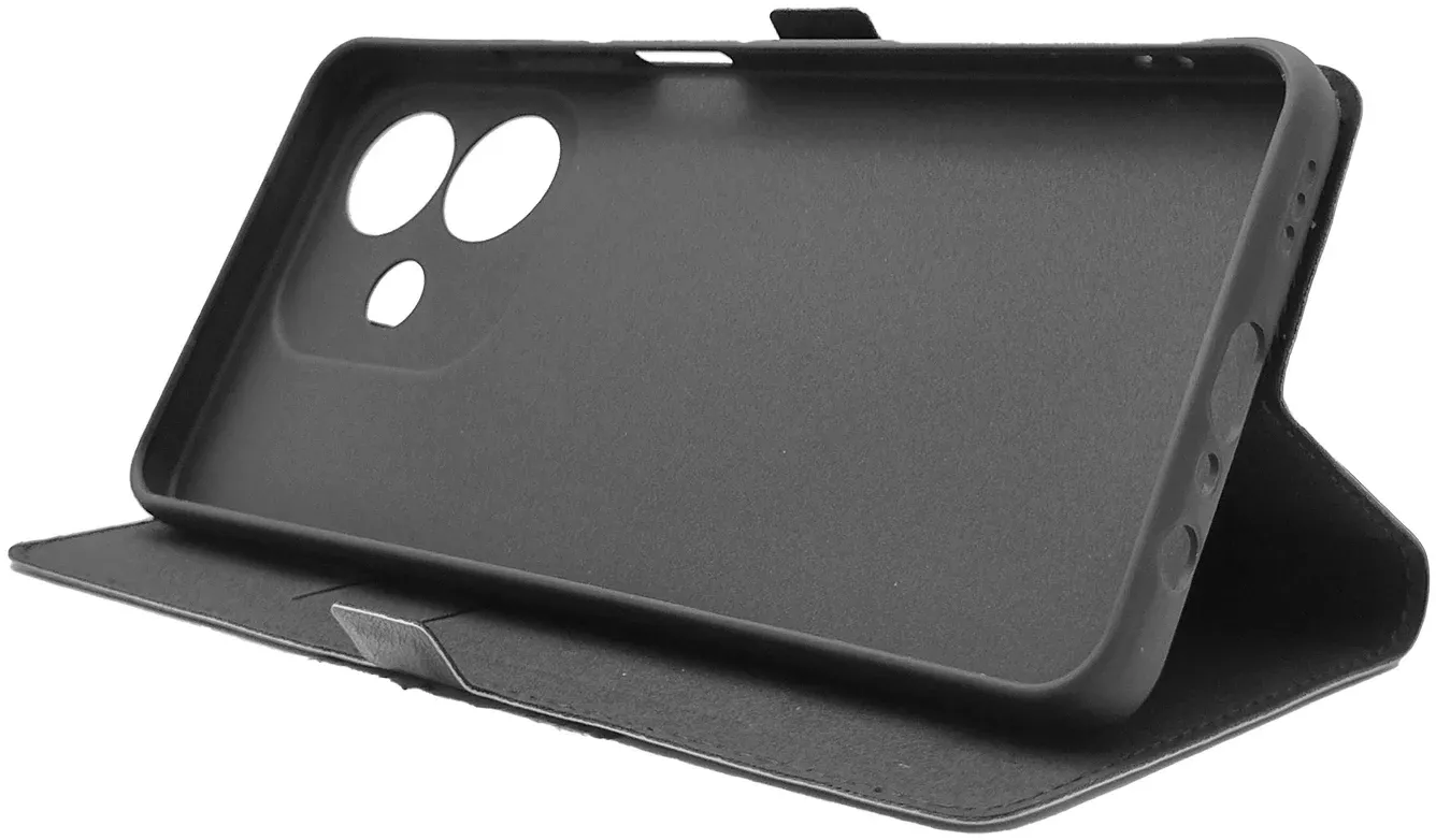 Чехол флип-кейс BoraSCO для Oppo A3 5G/A3/A3X Book Case черный 73734 - фото 2