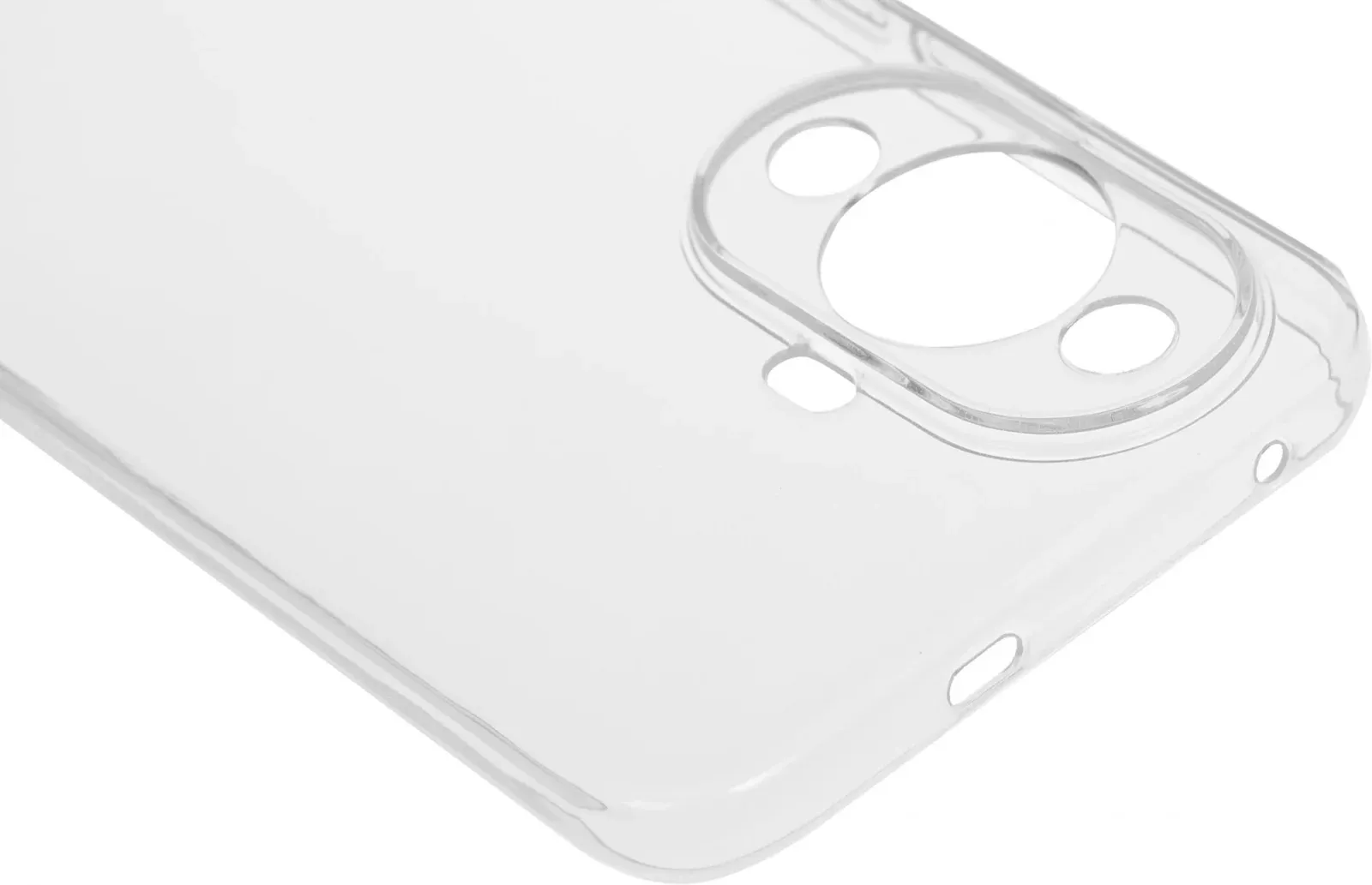 Чехол клип-кейс BoraSCO для Huawei Nova 12s Silicone Case прозрачный 73648 - фото 5