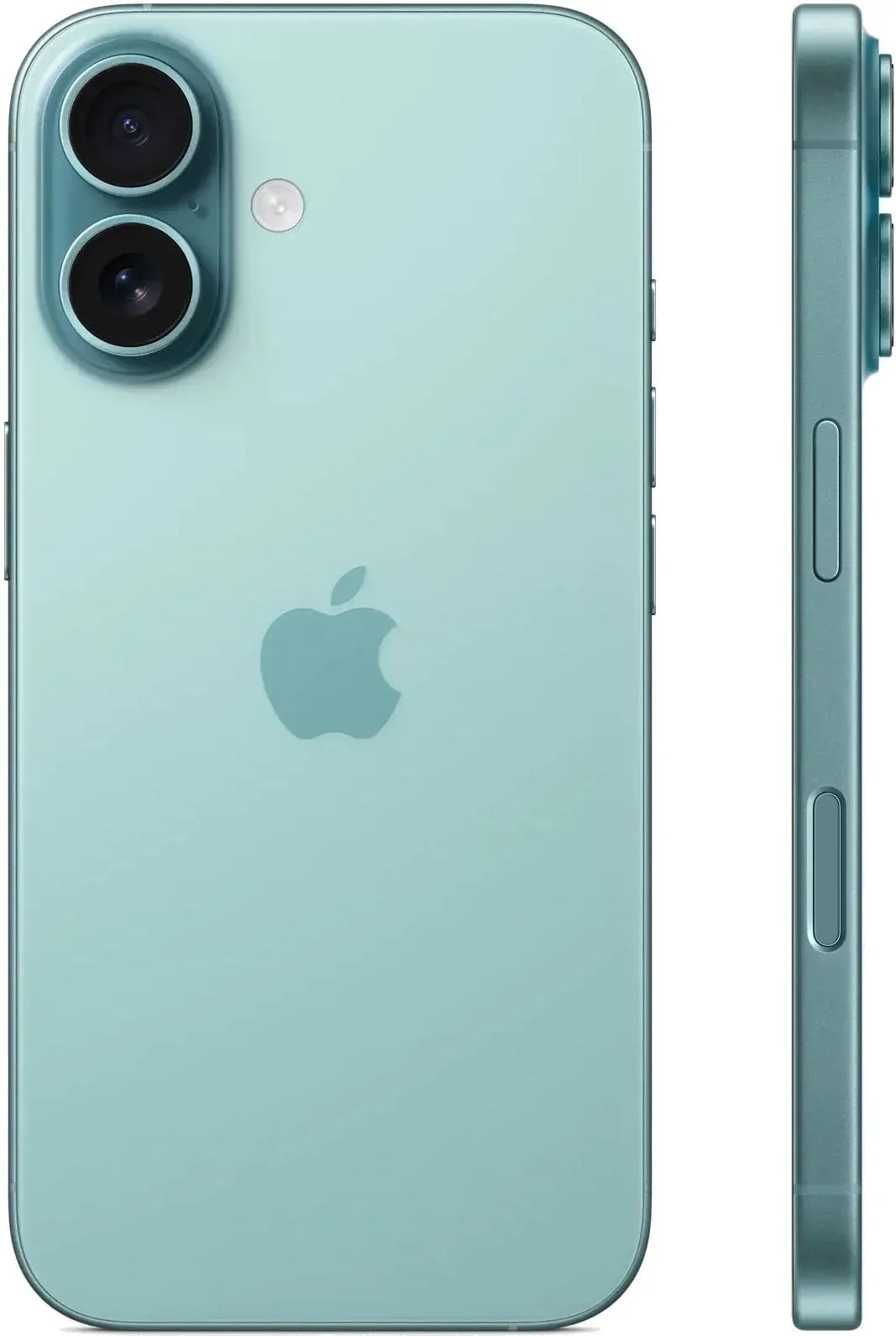 Смартфон Apple A3287 iPhone 16 128Gb 8Gb бирюзовый моноблок 3G 4G 1Sim 6.1 1179x2556 iOS 18 48Mpix 802.11 a/b/g/n/ac/ax/be NFC GPS Protect - фото 2