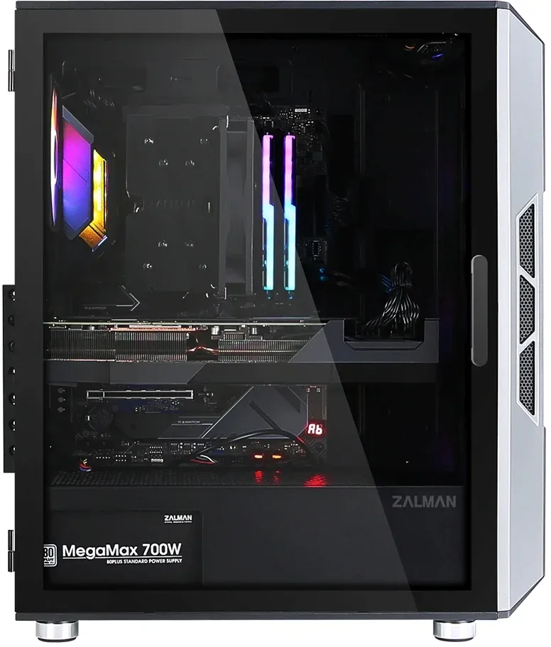 Корпус Zalman i3 NEO черный без БП ATX 4x120mm 5x140mm 2xUSB2.0 1xUSB3.0 audio bott PSU - фото 3