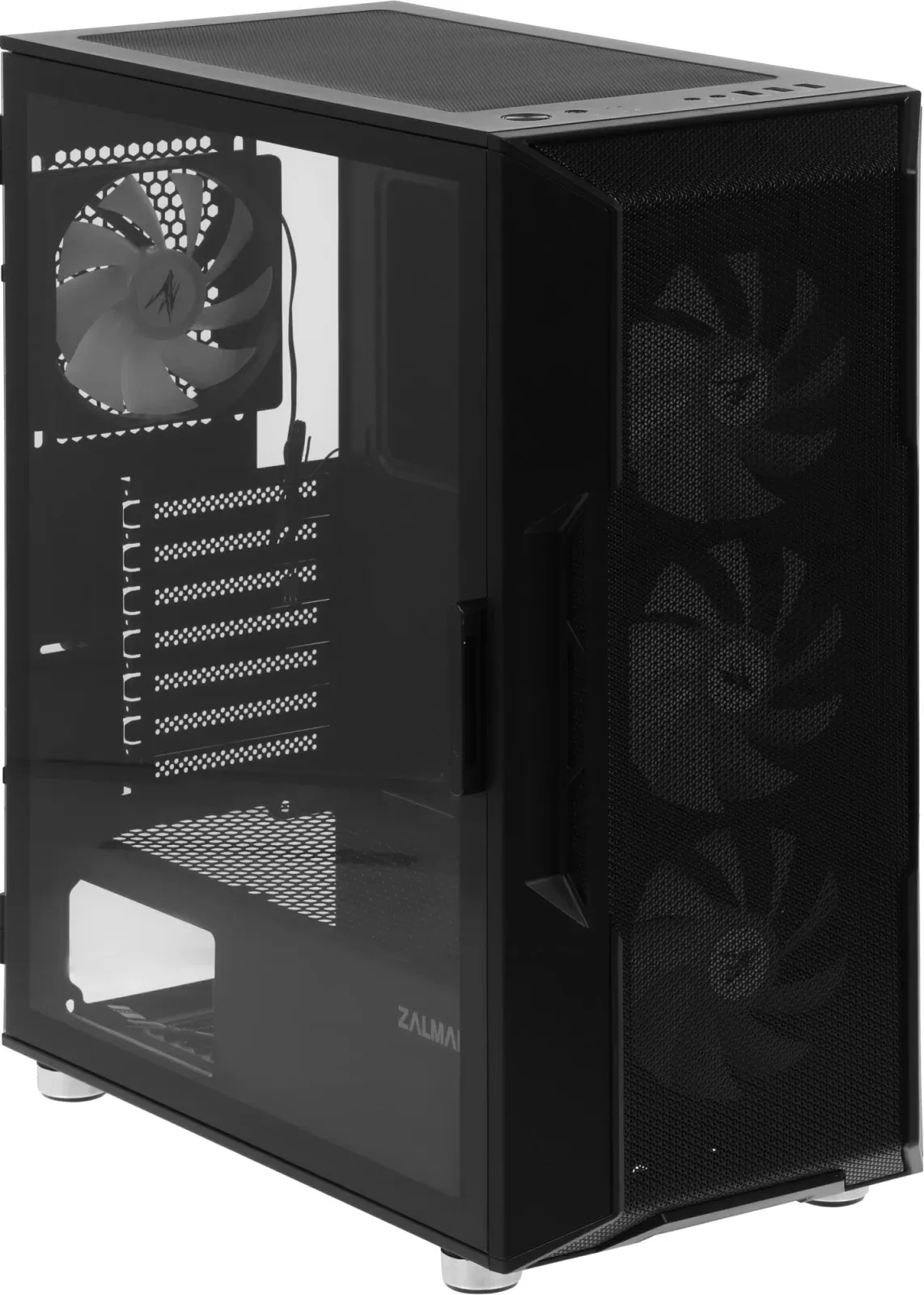 Корпус Zalman i3 NEO черный без БП ATX 4x120mm 5x140mm 2xUSB2.0 1xUSB3.0 audio bott PSU - фото 6