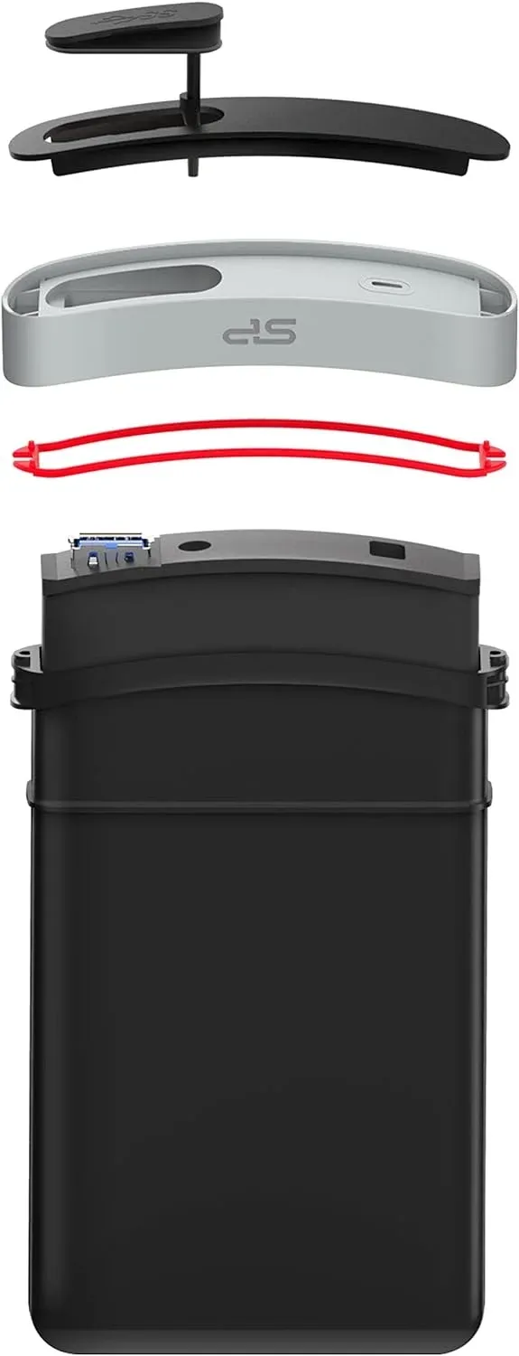 Жесткий диск Silicon Power USB3.0 1TB SP010TBPHD65BS3G A65B Armor 1.8 черный - фото 3