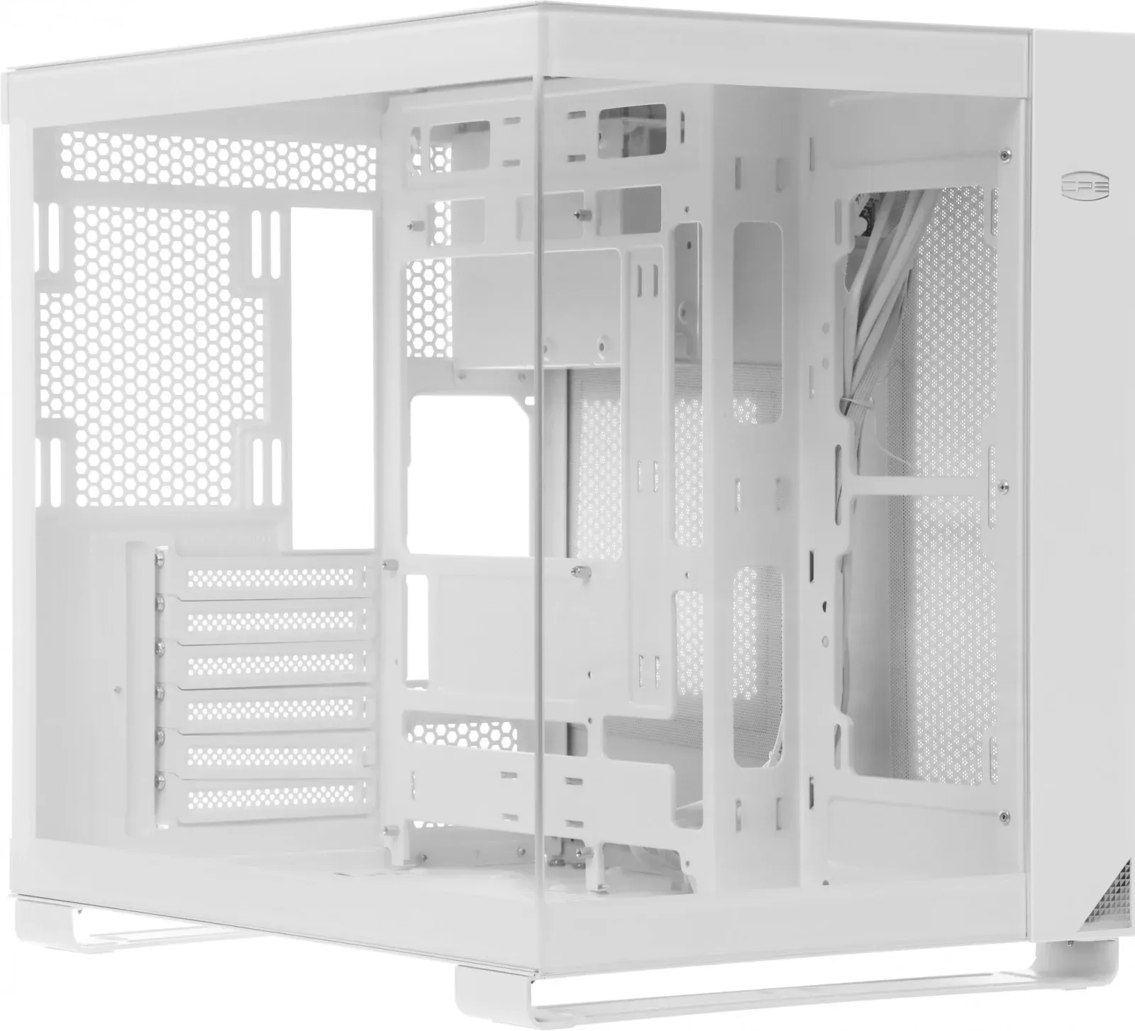 Корпус PcCooler C3T500 белый без БП ATX 9x120mm 5x140mm 2xUSB3.0 audio bott PSU - фото 3