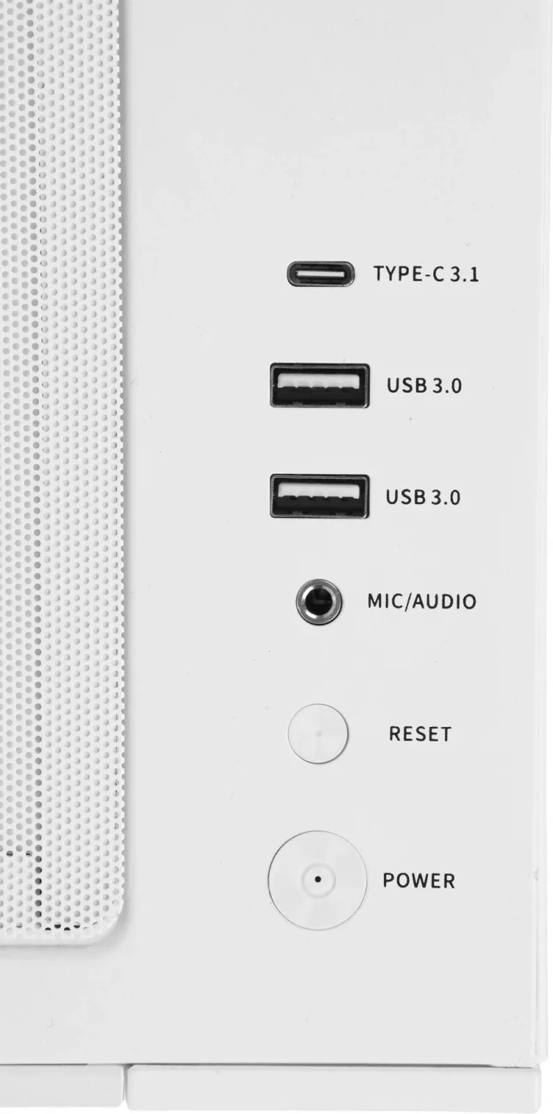 Корпус PcCooler C3T500 белый без БП ATX 9x120mm 5x140mm 2xUSB3.0 audio bott PSU - фото 6
