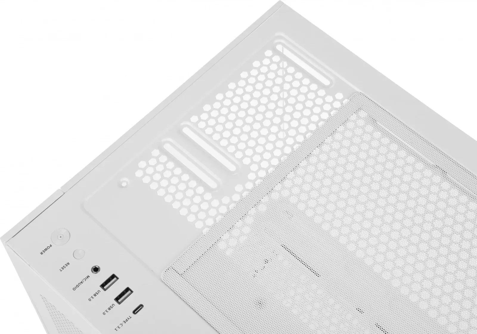 Корпус PcCooler C3T500 белый без БП ATX 9x120mm 5x140mm 2xUSB3.0 audio bott PSU - фото 7