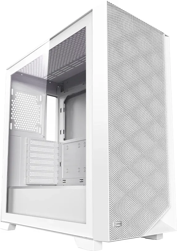 Корпус PcCooler C3D510 WH ARGB белый без БП ATX 5x120mm 5x140mm 2xUSB3.0 audio bott PSU - фото 2