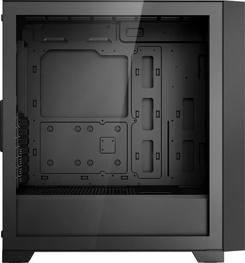 Корпус PcCooler C3D510 BK черный без БП ATX 8x120mm 5x140mm 2xUSB3.0 audio bott PSU - фото 5