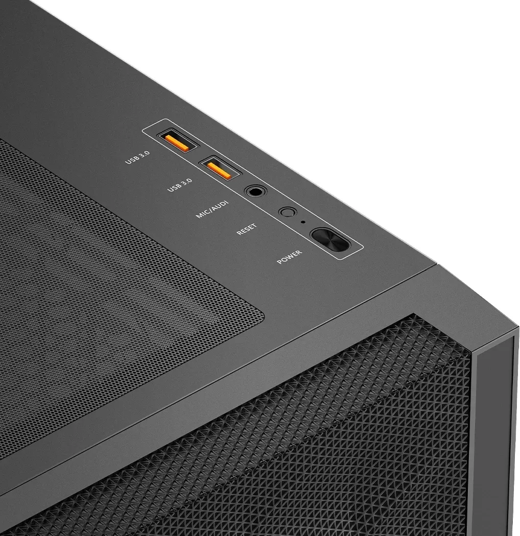 Корпус PcCooler C3D510 BK черный без БП ATX 8x120mm 5x140mm 2xUSB3.0 audio bott PSU - фото 6