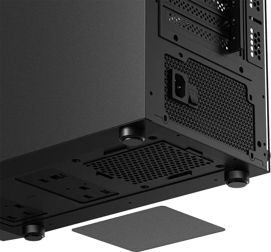 Корпус PcCooler C3B310 BK черный без БП mATX 8x120mm 4x140mm 1xUSB2.0 1xUSB3.0 audio bott PSU - фото 5
