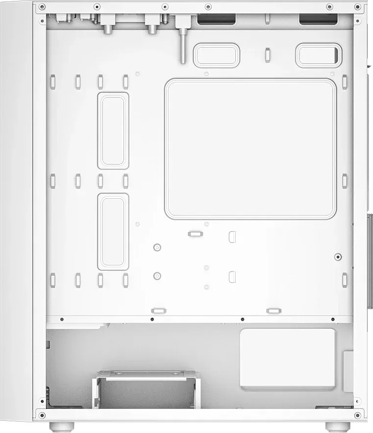 Корпус PcCooler C3B310 WH белый без БП mATX 8x120mm 4x140mm 1xUSB2.0 1xUSB3.0 audio bott PSU - фото 4