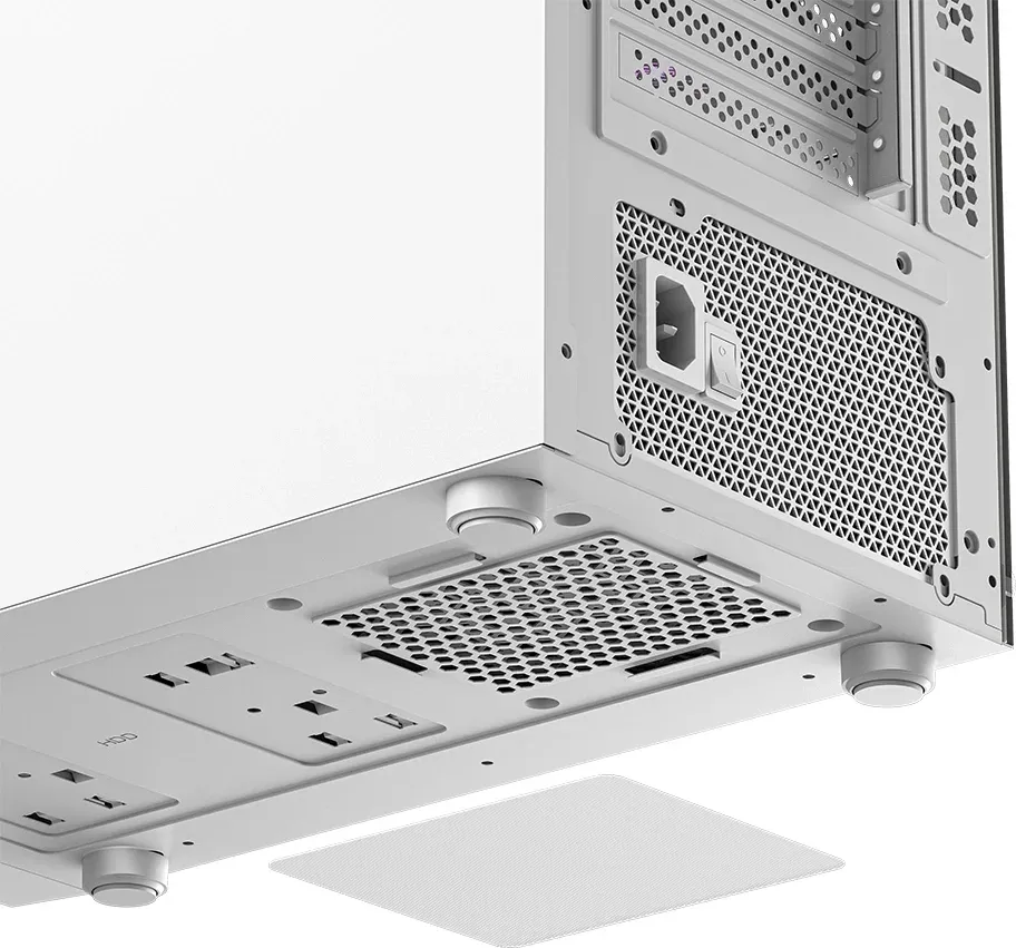Корпус PcCooler C3B310 WH белый без БП mATX 8x120mm 4x140mm 1xUSB2.0 1xUSB3.0 audio bott PSU - фото 5