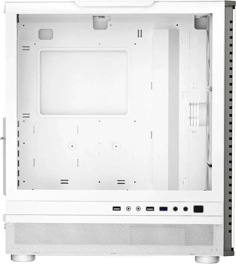 Корпус PcCooler ME200 MESH WH белый без БП ATX 6x120mm 6x140mm 2xUSB2.0 1xUSB3.0 audio bott PSU - фото 3