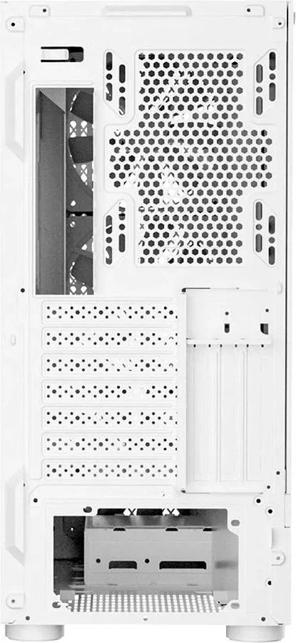 Корпус PcCooler ME200 MESH WH белый без БП ATX 6x120mm 6x140mm 2xUSB2.0 1xUSB3.0 audio bott PSU - фото 7