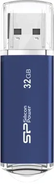Флеш Диск Silicon Power 32GB Ultima II-I Series SP032GBUF2M01V1B USB2.0 синий, 32 ГБ - фото 3