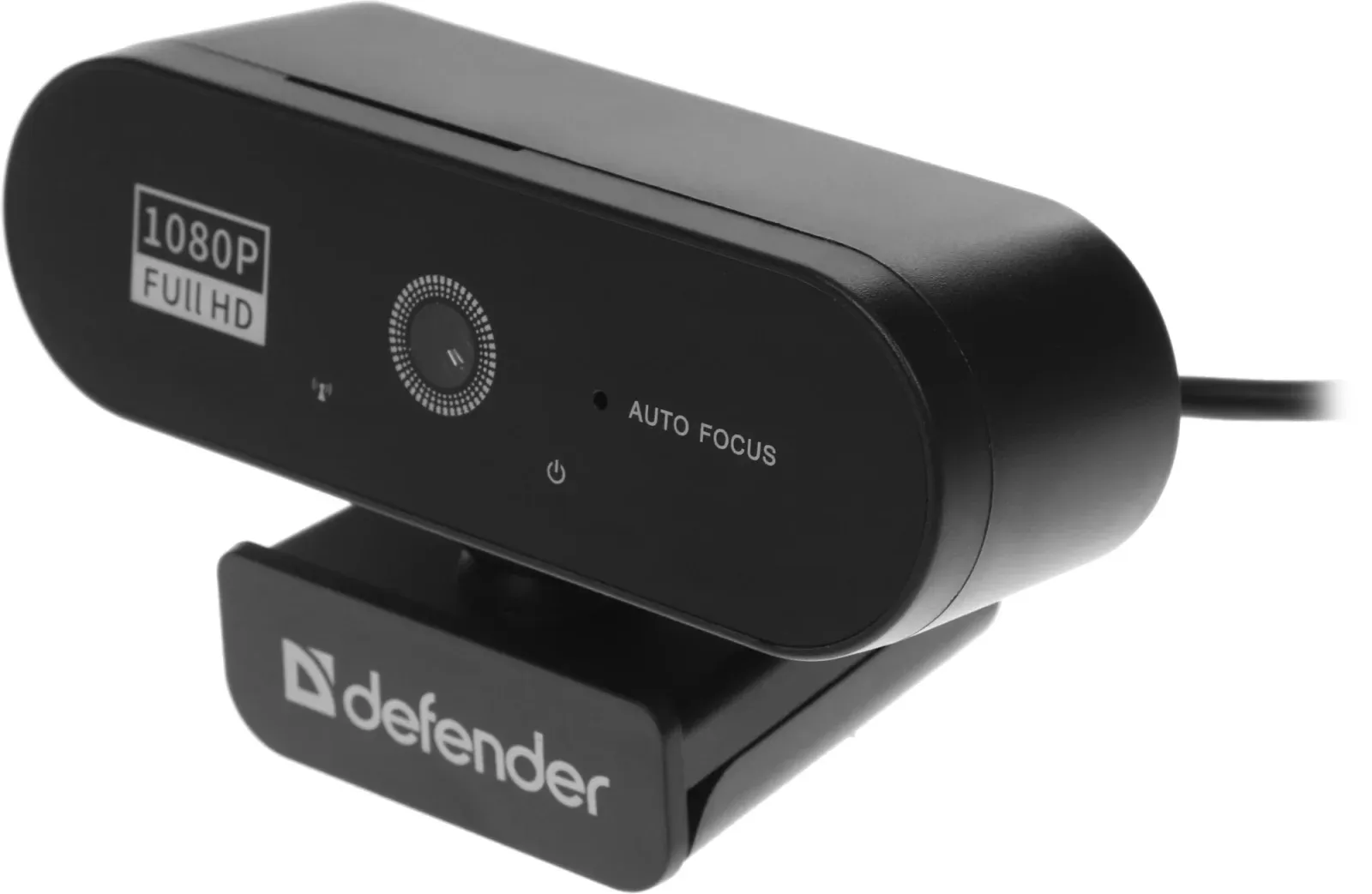 Камера Web Defender G-Lens 2580 черный 2Mpix USB2.0 с микрофоном для ноутбука 63112 - фото 1