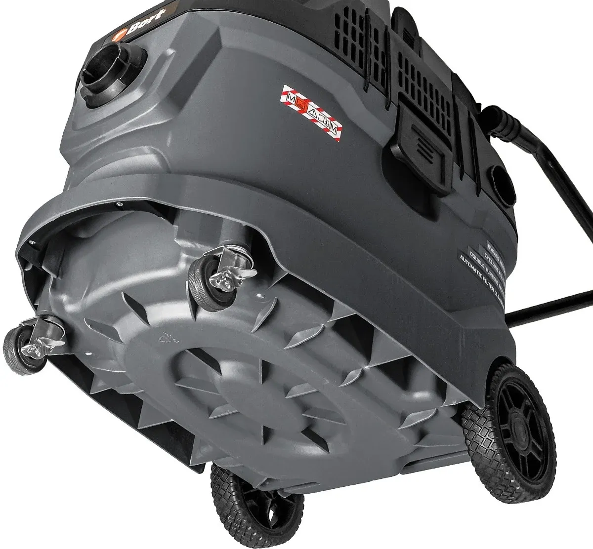 Строительный пылесос Bort BAX-600E 1600Вт уборка: сухая/влажная/выдув/сбор воды серый - фото 4