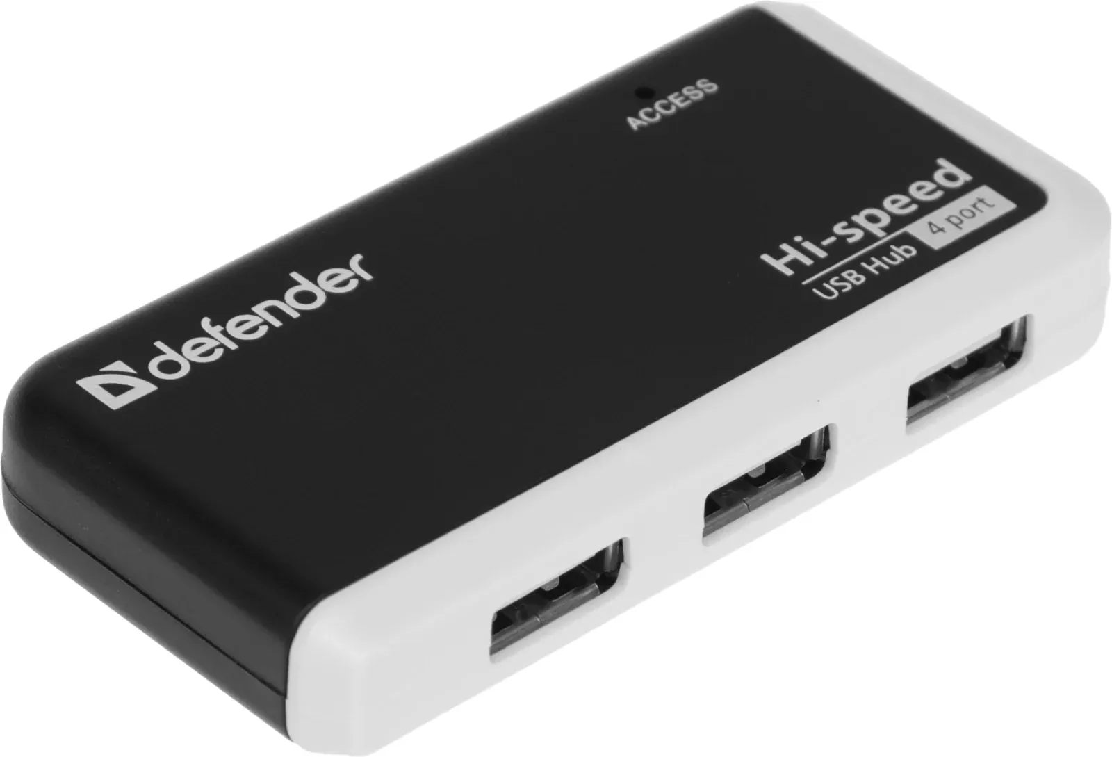 Разветвитель USB 2.0 Defender Quadro Infix 4порт. черный 83504 - фото 2