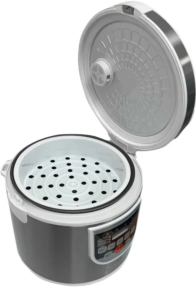 Мультиварка GoodHelper MC-5101 5л 900Вт стальной/белый - фото 1