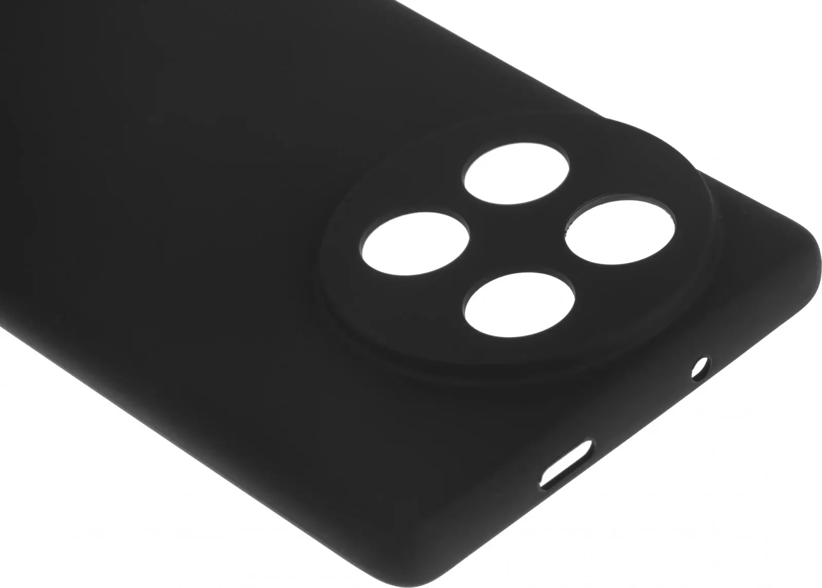 Чехол клип-кейс BoraSCO для Tecno Camon 30S Silicone Case черный 73815 - фото 4