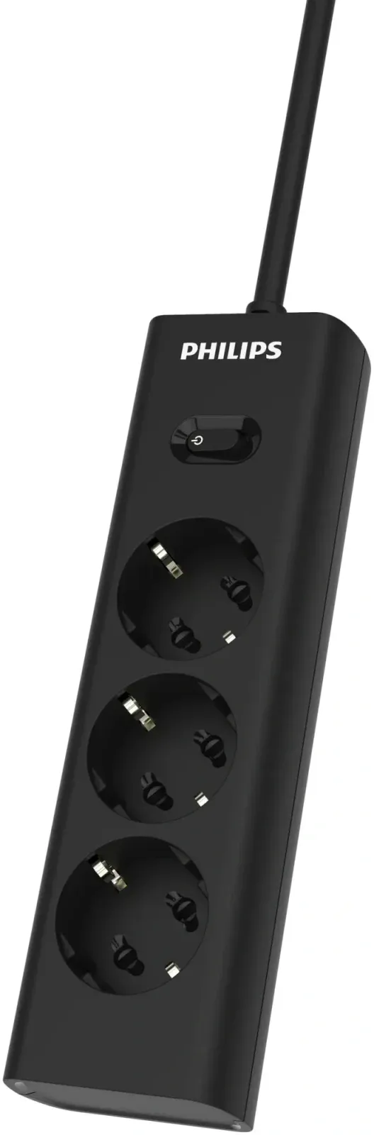 Сетевой фильтр Philips CHP2135BB/51 3м 3 розетки черный коробка - фото 4
