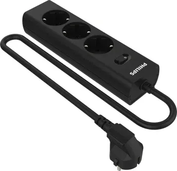 Сетевой фильтр Philips CHP2135BB/51 3м 3 розетки черный коробка - фото 8