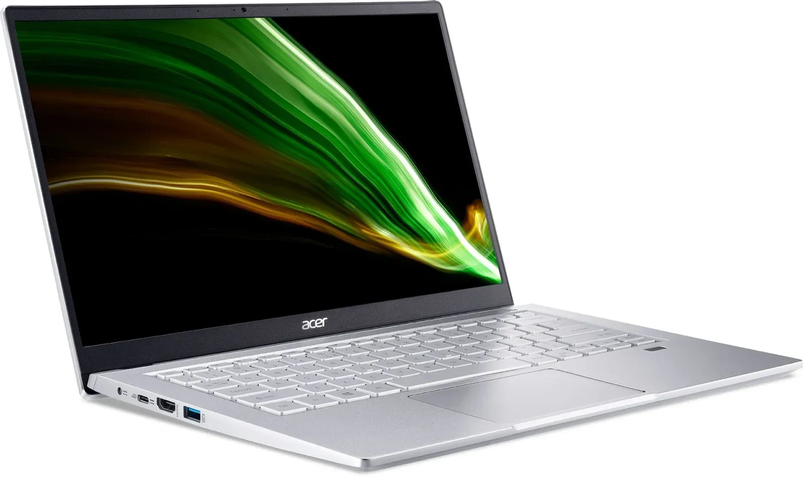Ноутбук Acer Swift 3 SF314-43 Ryzen 7 5700U 16Gb SSD512Gb AMD Radeon Graphics 14 IPS FHD 1920x1080 без ОС silver WiFi BT Cam NX.AB1ER.011 - фото 2