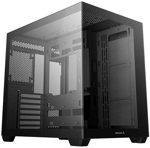 Корпус Deepcool CG530 черный без БП ATX 10x120mm 4x140mm 1xUSB2.0 2xUSB3.0 audio bott PSU - фото 1