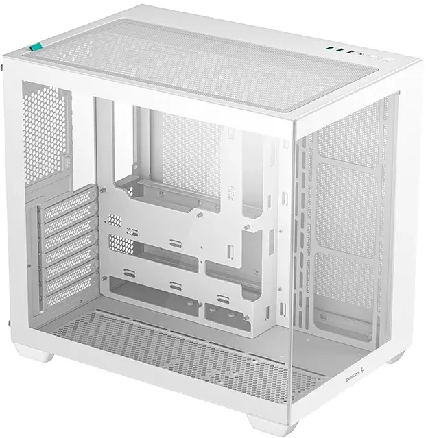 Корпус Deepcool CG530 WH белый без БП ATX 10x120mm 4x140mm 1xUSB2.0 2xUSB3.0 audio bott PSU - фото 2