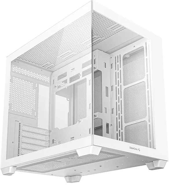 Корпус Deepcool CG530 WH белый без БП ATX 10x120mm 4x140mm 1xUSB2.0 2xUSB3.0 audio bott PSU - фото 3