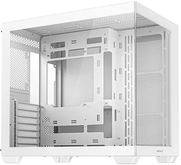 Корпус Deepcool CG530 WH белый без БП ATX 10x120mm 4x140mm 1xUSB2.0 2xUSB3.0 audio bott PSU - фото 4