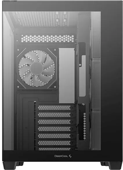 Корпус Deepcool CG530 4F черный без БП ATX 6x120mm 4x140mm 1xUSB3.0 audio bott PSU - фото 5