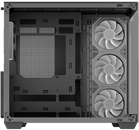 Корпус Deepcool CG530 4F черный без БП ATX 6x120mm 4x140mm 1xUSB3.0 audio bott PSU - фото 6