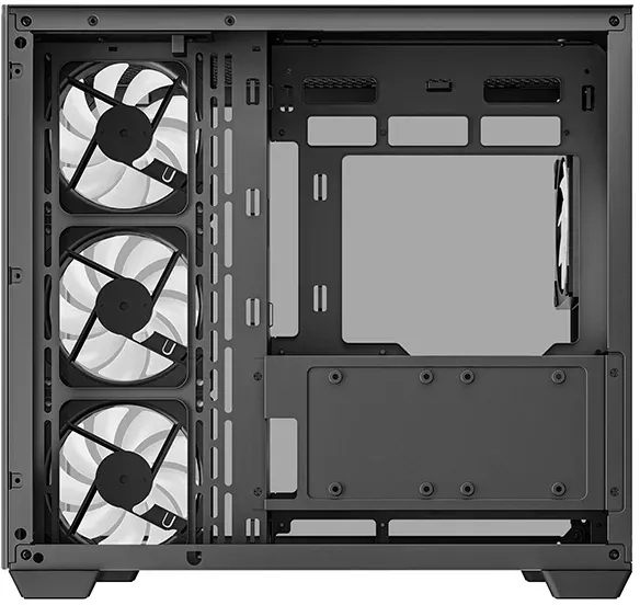 Корпус Deepcool CG530 4F черный без БП ATX 6x120mm 4x140mm 1xUSB3.0 audio bott PSU - фото 7