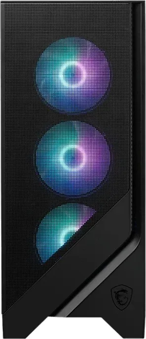Корпус MSI MAG Forge 321R Airflow черный без БП ATX 2xUSB3.0 audio bott PSU - фото 3
