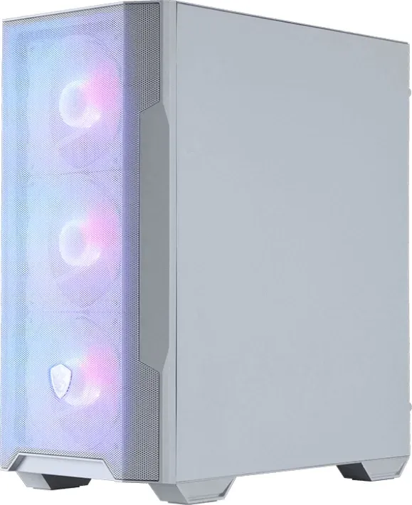 Корпус MSI MAG Forge M100R белый без БП mATX 2x120mm 2xUSB2.0 1xUSB3.0 audio bott PSU - фото 2