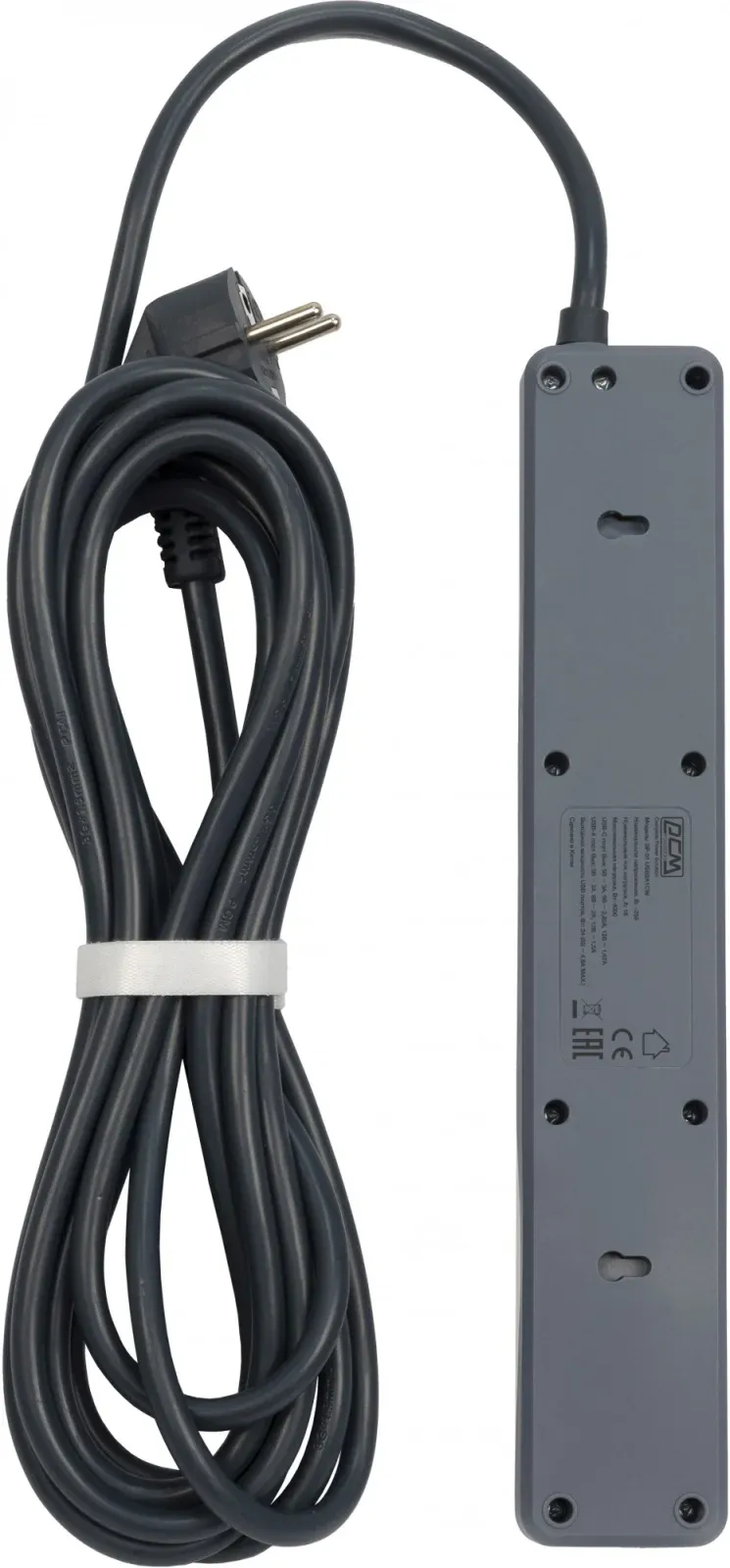 Аксессуары POWERCOM SP-01 USB2A1CW 3,0М белый - фото 2