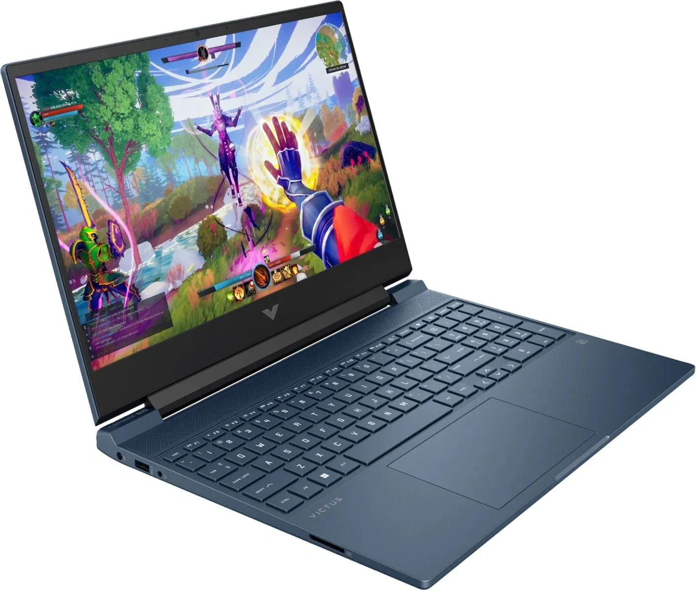 Ноутбук HP Victus 15-fb2031ci Ryzen 7 8845HS 16Gb SSD512Gb NVIDIA GeForce RTX4060 8Gb 15.6 IPS FHD 1920x1080 FreeDOS blue WiFi BT Cam A74LLEA - фото 4