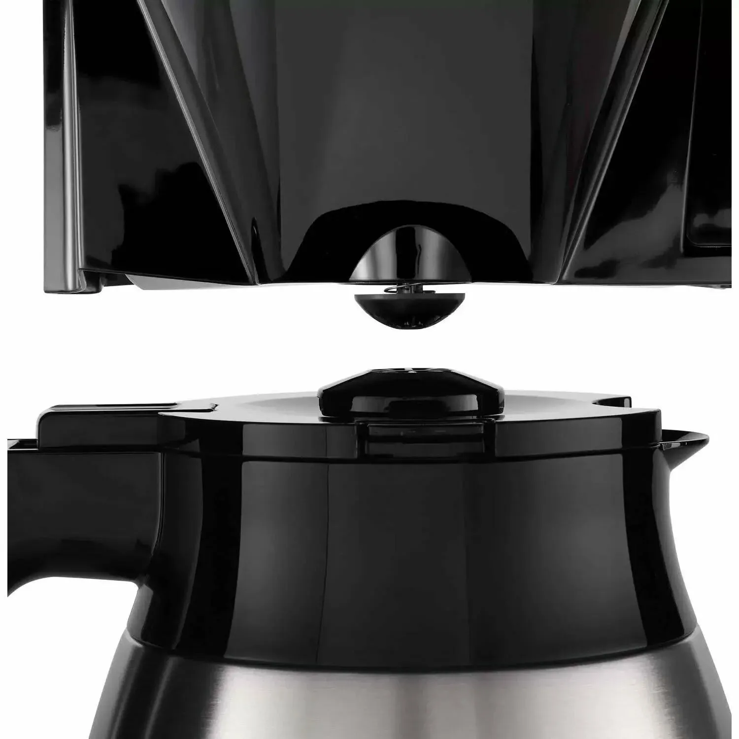 Кофеварка капельная Melitta Look V Therm Timer Black Filter 1000Вт черный/нержавеющая сталь - фото 5