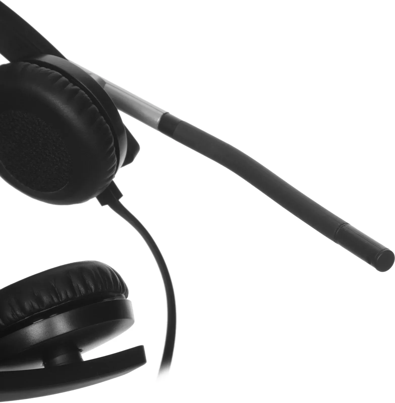 Наушники с микрофоном Logitech H650E черный 1.1м накладные оголовье 981-000519 - фото 3
