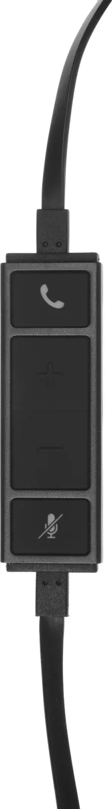 Наушники с микрофоном Logitech H650E черный 1.1м накладные оголовье 981-000519 - фото 7