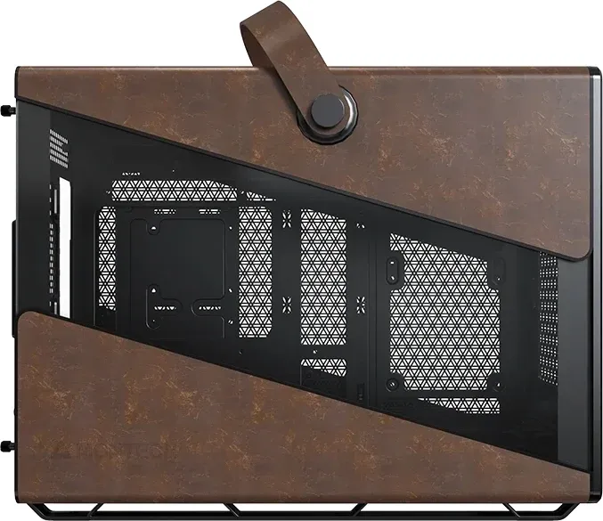 Корпус Montech Heritage B черный без БП mATX 9x120mm 2x140mm 2xUSB3.0 audio bott PSU - фото 4