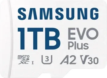 Флеш карта microSDXC 1TB Samsung MB-MC1T0SA EVO Plus V30 A2 + adapter - фото 6