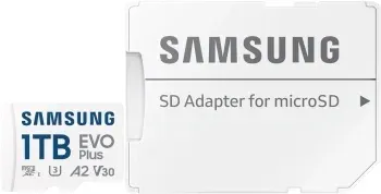 Флеш карта microSDXC 1TB Samsung MB-MC1T0SA EVO Plus V30 A2 + adapter - фото 7