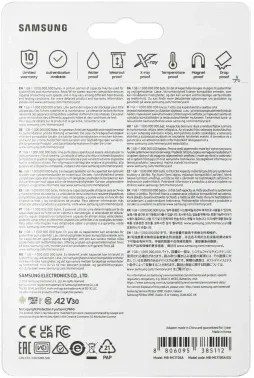 Флеш карта microSDXC 1TB Samsung MB-MC1T0SA EVO Plus V30 A2 + adapter - фото 8