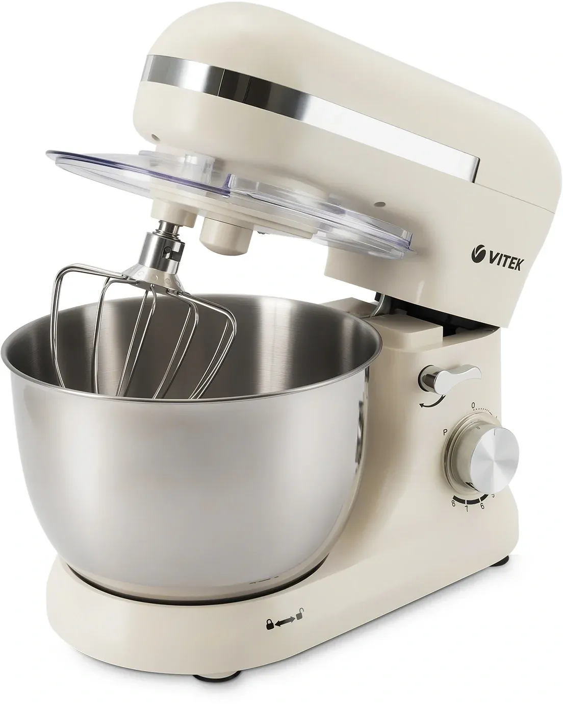 Миксер планетарный Vitek VT-PM0110 1500Вт кремовый - фото 5