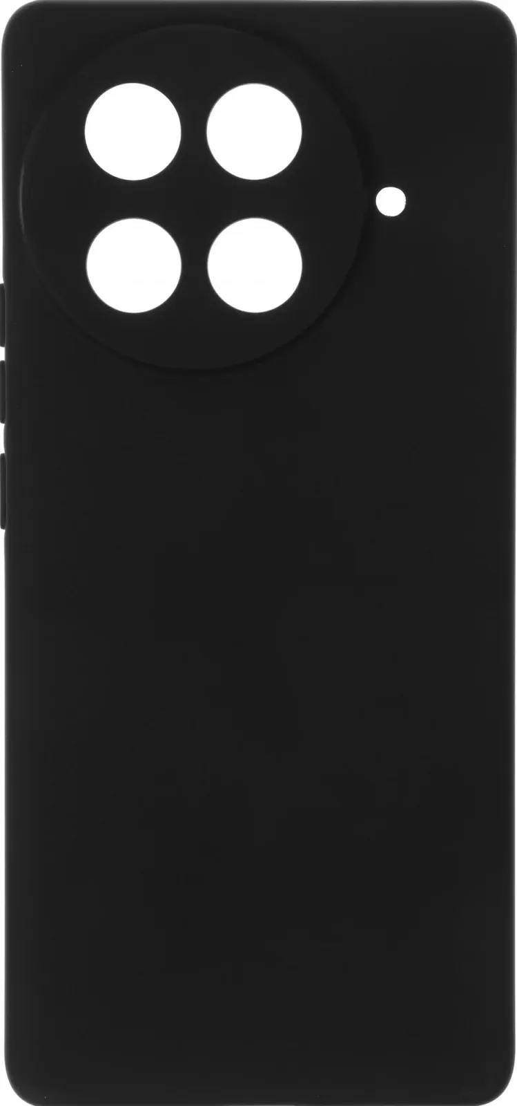 Чехол клип-кейс BoraSCO для Tecno Camon 30S Pro Silicone Case черный 73814 - фото 1